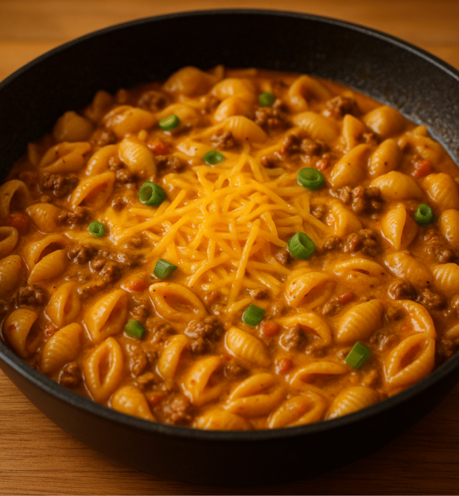 cheesy taco pasta 2